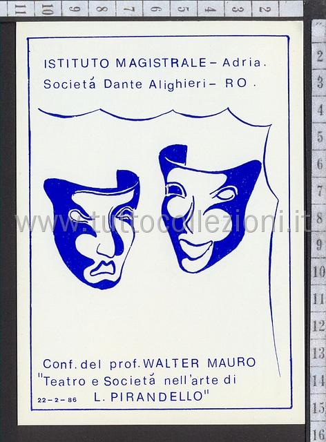 Collezionismo di cartoline postali pubblicitarie di carnevale